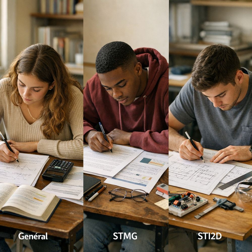 Trois simulations complètes&nbsp; : bac général, STMG et STI2D
